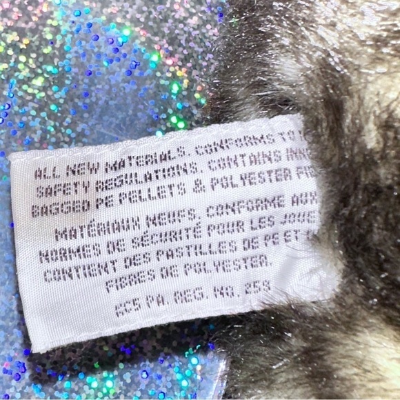 Danny Plush Teddy Bear 12” Sitting Faux Mink Animal Plush Bombay Russ Berrie Bow - Picture 10 of 10